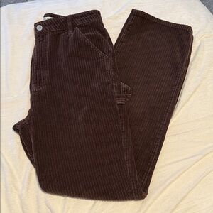 PacSun Women's Dark Brown Corduroy Pants